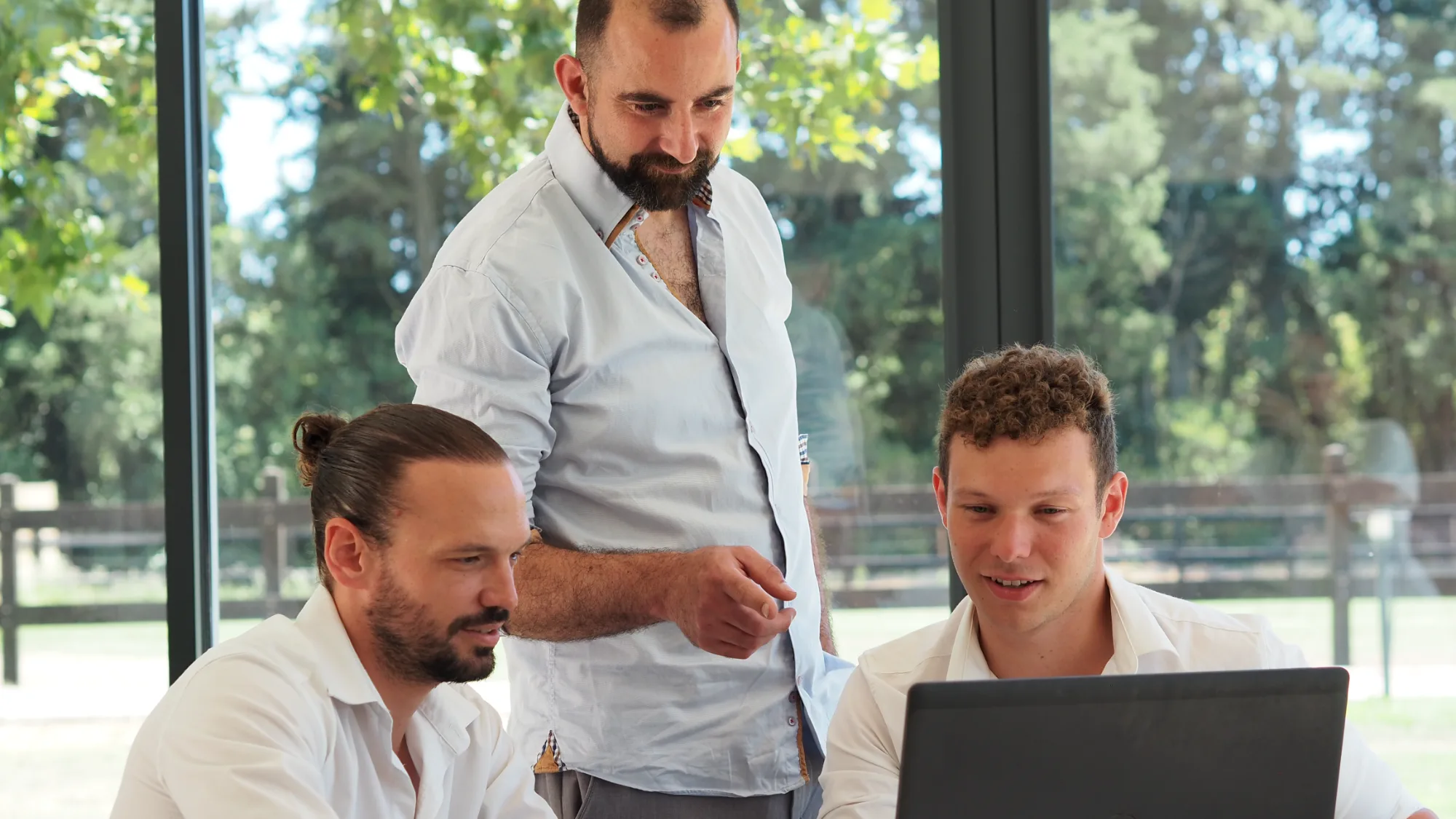 Paul Gillon, Matthieu Grosmangin et Yann Falchero, associés de Citadelle Capital